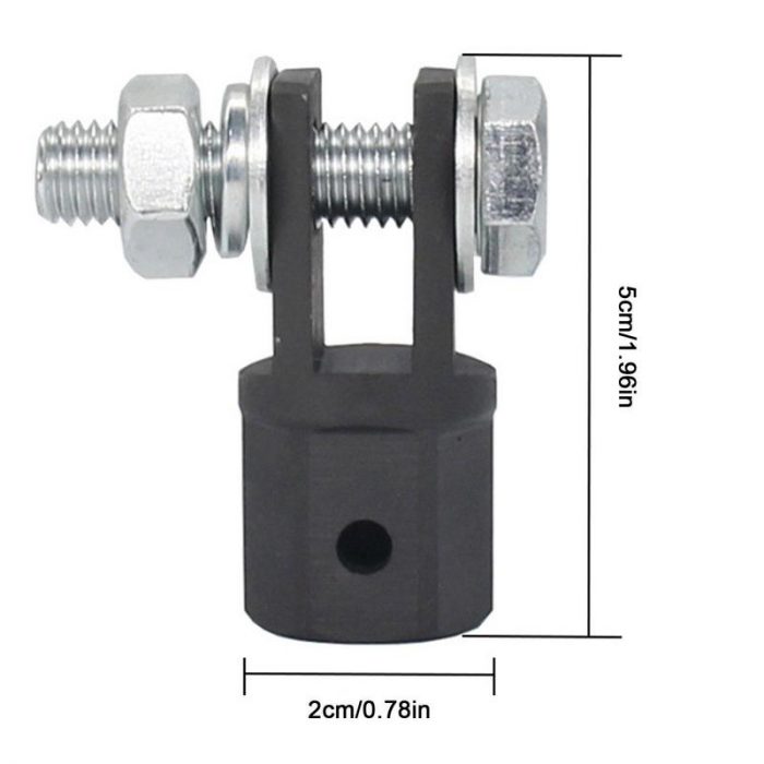 Scissor Jack Drill Adapter 1/2 Inch Automotive Scissor Jack Adapter Adapter for Drive Impact Wrench RV Trailer Leveling Jack 6