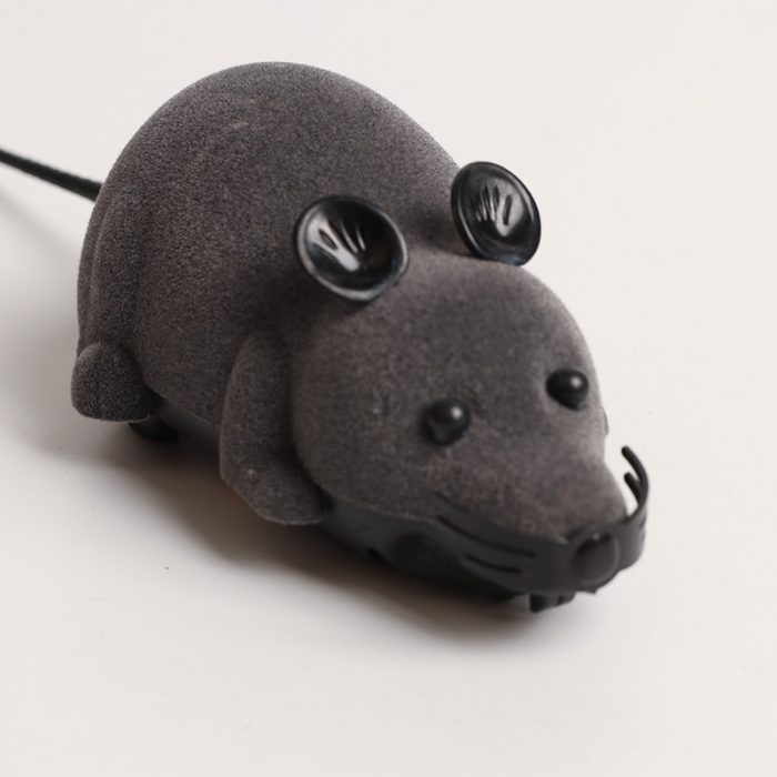 Funny Cat Toy Mouse Wireless Remote Control Simulation Mouse Electric Funny Cat Pet Toy with Remote Control Pet Toys Cat Toys 2