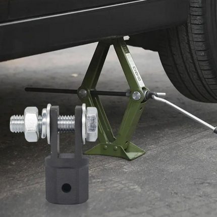 Scissor Jack Drill Adapter 1/2 Inch Automotive Scissor Jack Adapter Adapter for Drive Impact Wrench RV Trailer Leveling Jack 2