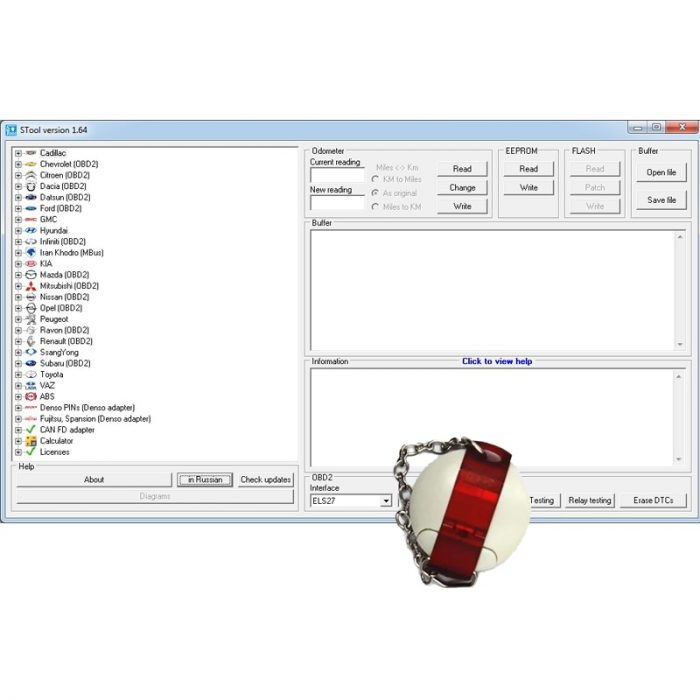 MTool V1.64 Rollback Programmer Mileage KM Adjustment Software Dongle Denso Adapter Denso Pin Wire Cable Mileage Correction Tool 2