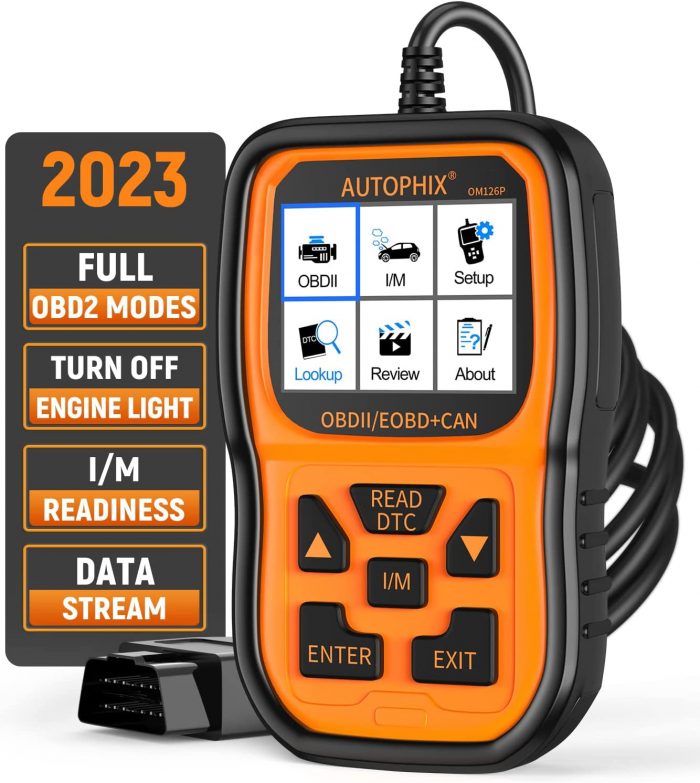 AUTOPHIX OM126P OBD2 Scanner Enhanced Code Reader Auto Diagnostic Check Engine Light for All OBDII Car After 1996 1