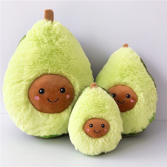 20CM Cartoon Cute Fruit Avocado Stuffed Plush Doll Toy Avocado Cushion Pillow Kids Gift 2