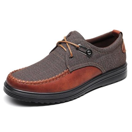 Fashion Leather Shoes for Men Spring Autumn Men'S Flat Shoes Driving Sneakers New Trademark Size 38-48 Upscale Men Casual Shoes 2