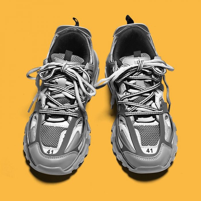 Brand Design Black Gray Women Sneakers Fashion New Men's Chunky Sneakers Lovely Pink Dad Shoes Trendy Girls Boys Casual Shoes 2