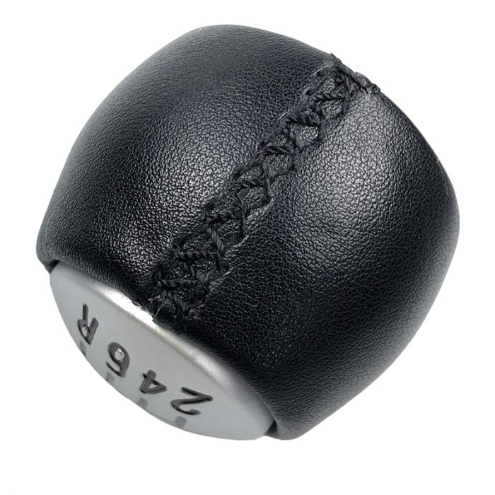 For Alfa Romeo GT 147 166 3.2 V6 PU Leather Car Styling 5/6 Speed Gear Shift Knob Lever Stick Pen Shifter Head 4