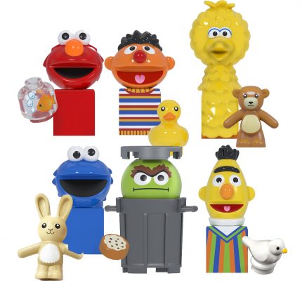 LG1003 Sesame Street Mini Action Toys Figures Building Blocks Big Bird Elmo Compatible Assemble Bricks Birthday Gifts for Kids 1