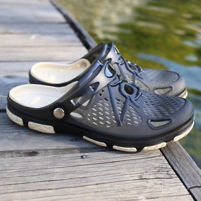 Summer New Sandals Man’s Breathable Beach Shoes Men's Sandals Unisex Beach Sandals Outdoor Soft Thick Sole Men Sandals Designer 2