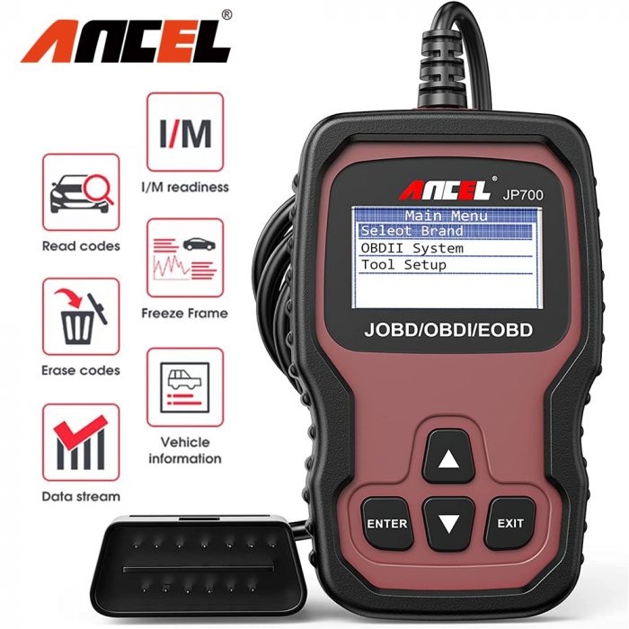 Ancel JP700 OBD2 Car Diagnostics Scanner JOBD EOBD Code Reader OBD 2 Auto Diagnostic Scanner For Honda Toyota Nissan Mitsubishi 1