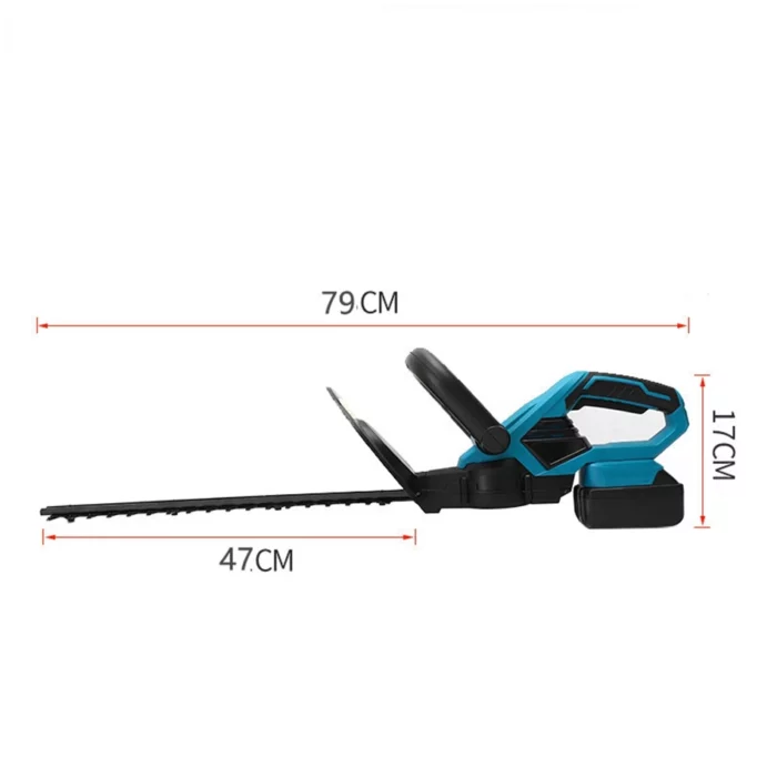 1800W Cordless Electric Hedge Trimmer Dual-blade Garden Trimmer Tea Tree Hedge Trimmer Pruning Saw Lawn Mower for 18V Makita 4