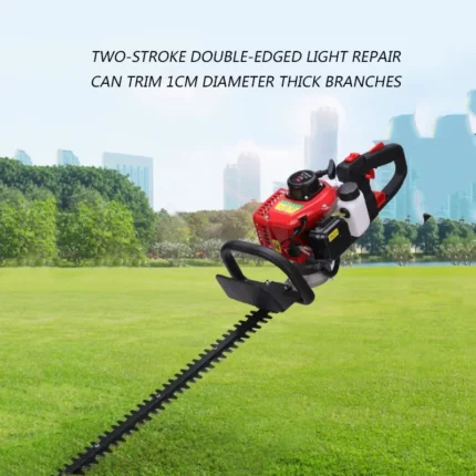 68CC Two-Stroke Gasoline Double-Blade Light Hedge Trimmer Tea Tree Trimmer Backpack Garden Thick Branch Trimmer Electric Tool 2