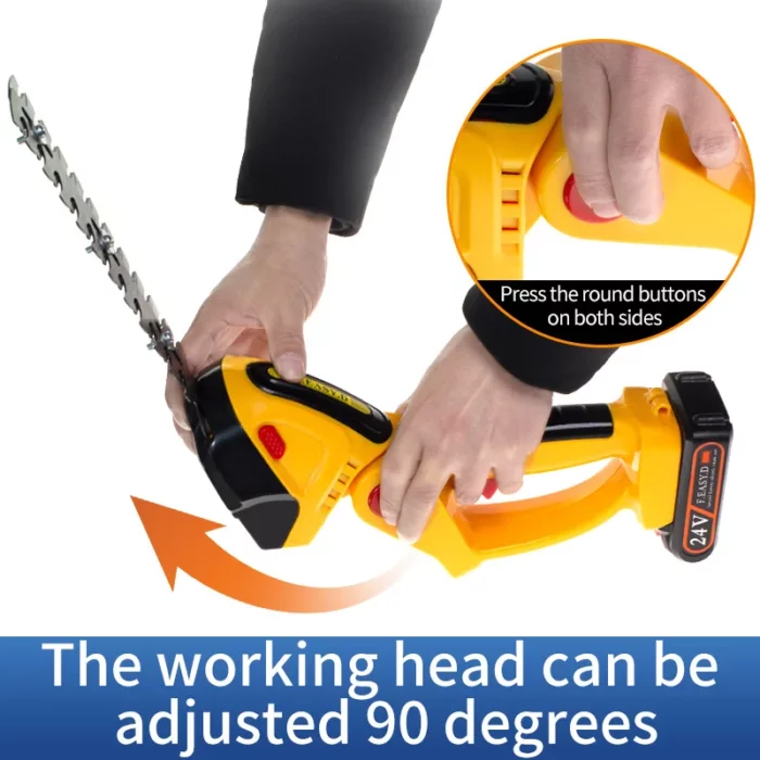 Pruning Shears Grassland Hedge Shears Greening Gardening One Handed Electric Hedge Trimmer Garden Lawn Trimmer Cortador De Grama 5