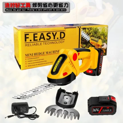 Pruning Shears Grassland Hedge Shears Greening Gardening One Handed Electric Hedge Trimmer Garden Lawn Trimmer Cortador De Grama 2