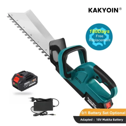 2800W  Handheld Cordless Hedge Trimmer Tea Tree Trimmer Garden Lawn Trimmer Pruning Saw Lawn Mower for Makita 18V Battery 1